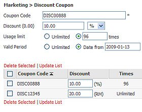 Create Multiple Coupons
